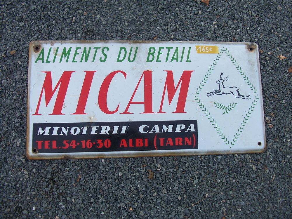 plaque &eacute;maill&eacute;e 
