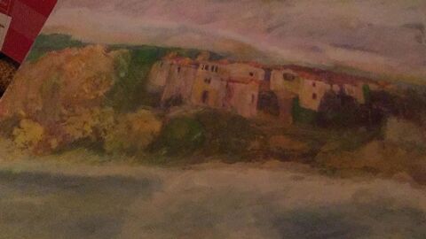 Joli tableau sur toile 30 Saint-Julien-les-Rosiers (30)