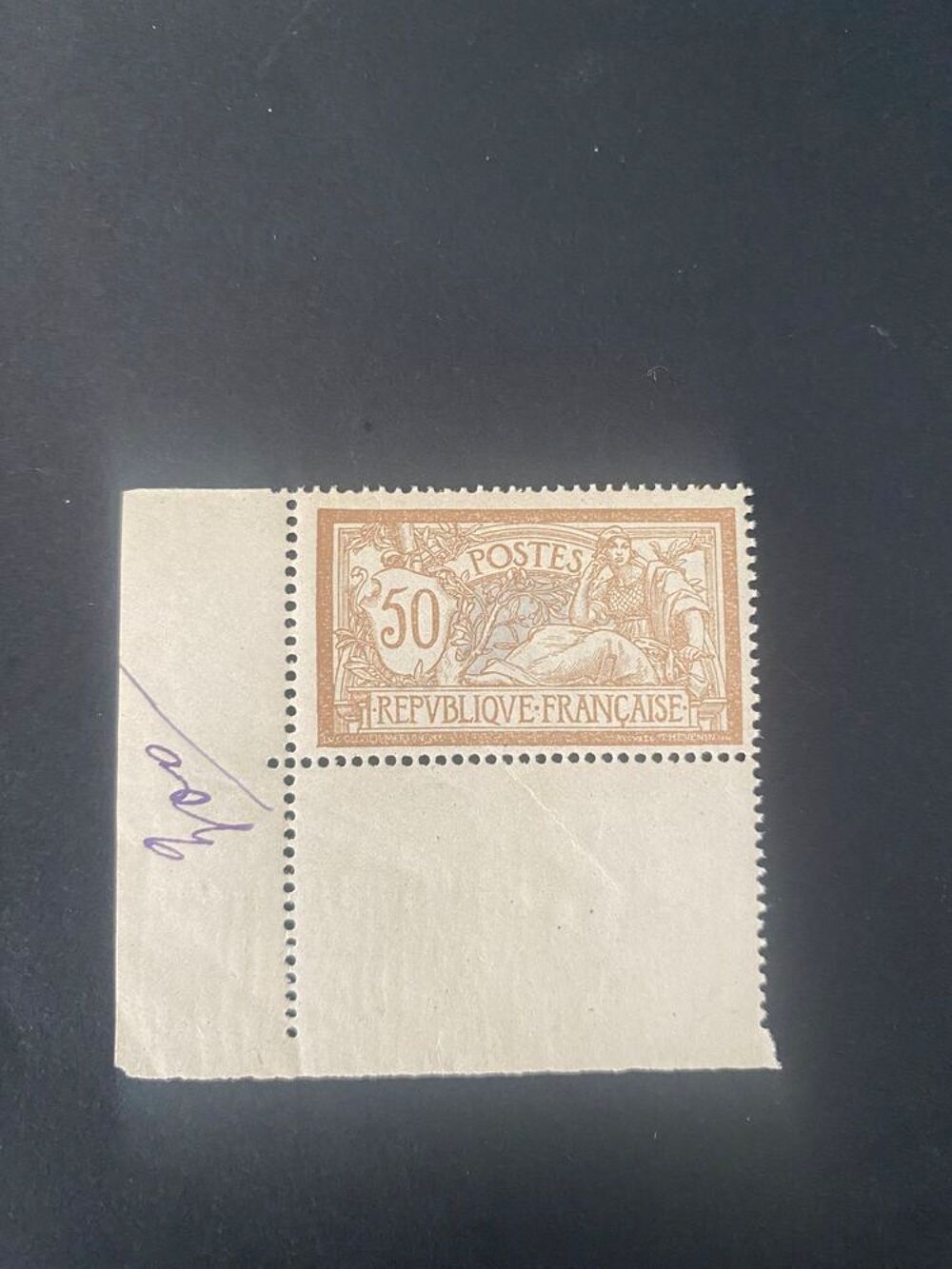 Merson 120 en coin de feuille TBC neuf** sign&eacute; Calv&egrave;s 