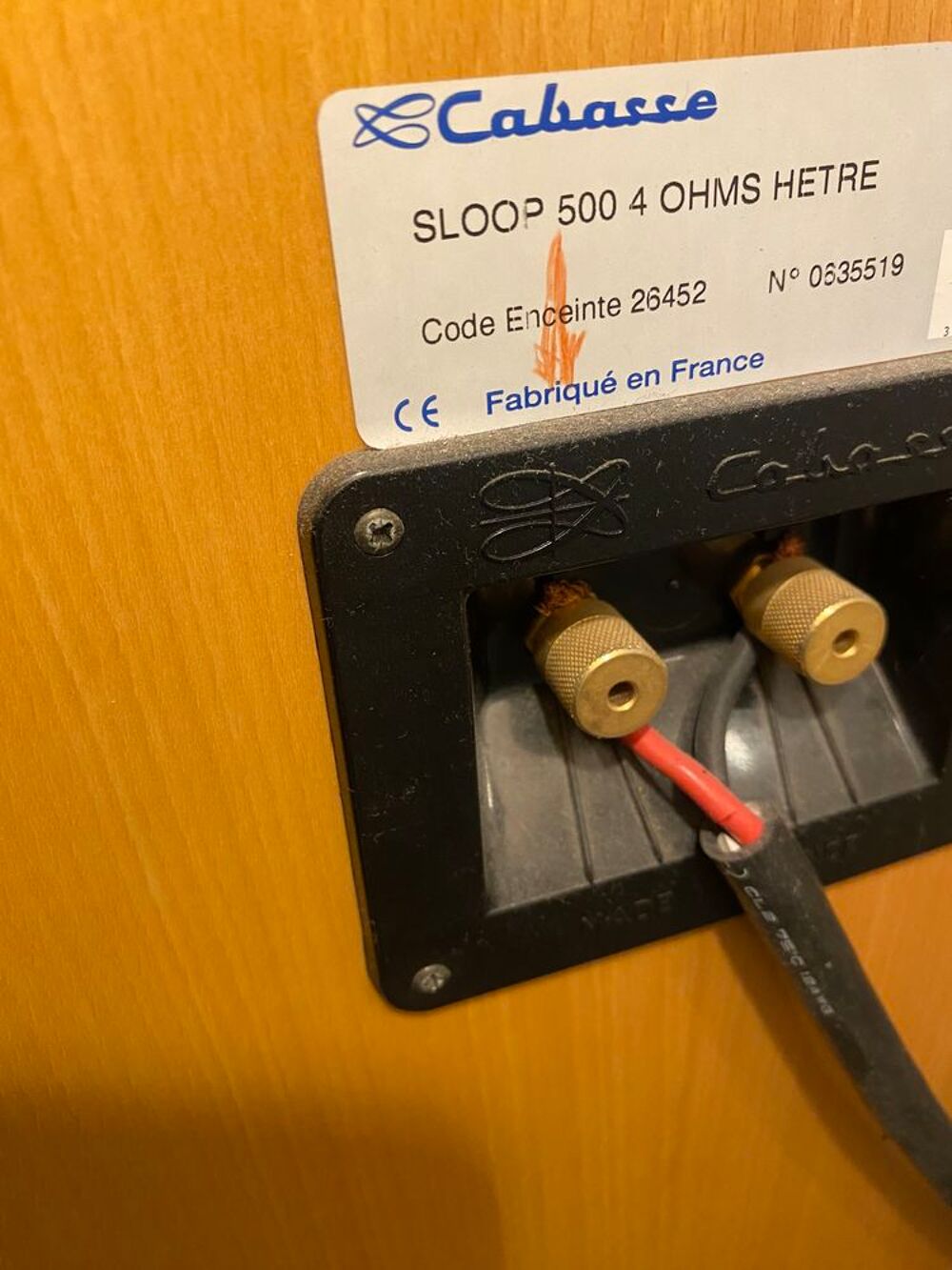 2 enceintes CABASSE Audio et hifi