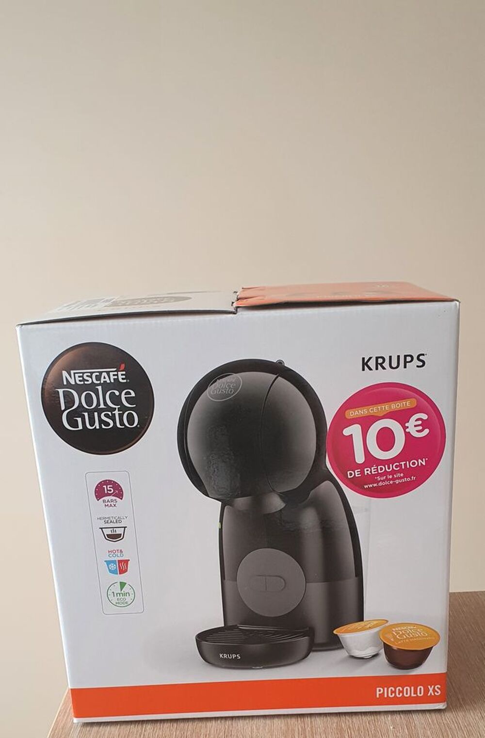 Machine &agrave; caf&eacute; noire KRUPS NESCAFE DOLCE GUSTO neuve Electroménager
