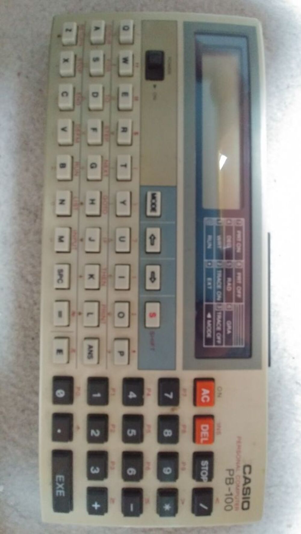 Casio PB-100 Matriel informatique