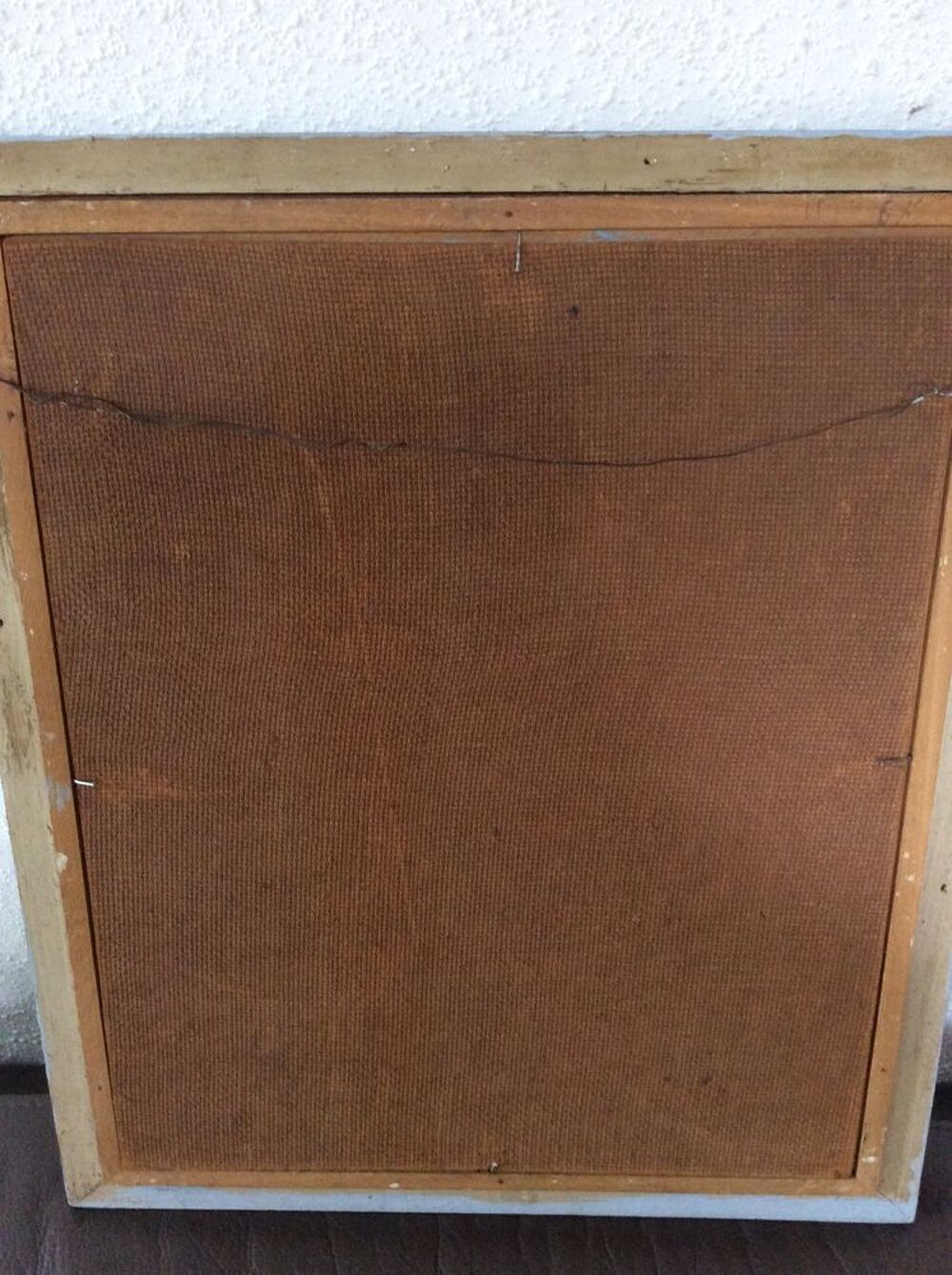 Tableau Huile sur Isorel port m&eacute;diterran&eacute;en sign&eacute; Rab Xx&egrave;me Décoration