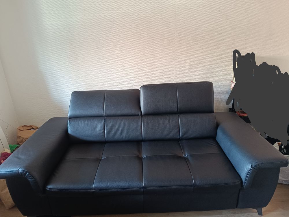 Canap&eacute; en cuir Meubles