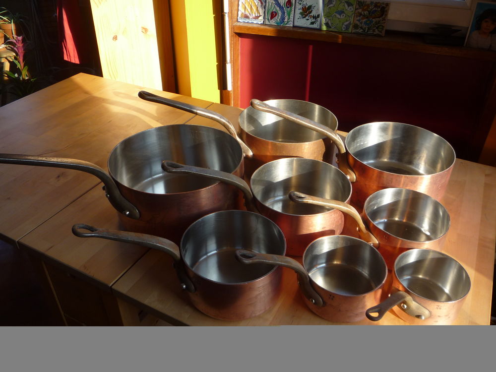 Batterie de cuisine cuivre inox Cuisine