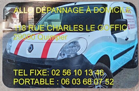 Allo d&eacute;pannage &agrave; domicile Quimper 0 29000 Quimper