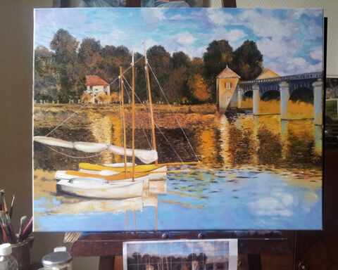 copiede tableau de maître: monet 400 L'Isle-Adam (95)