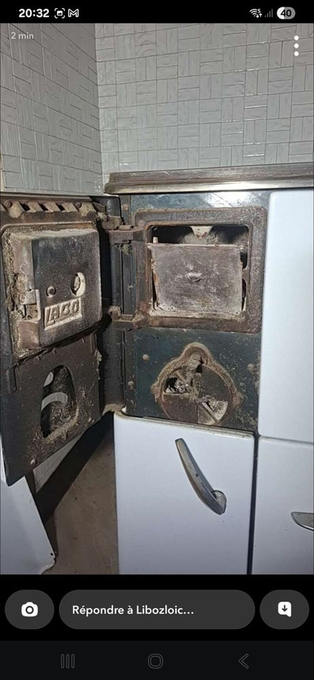 cuisini&egrave;re chauffage bois Electroménager
