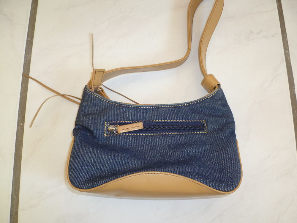 sac en jean et cuir Maroquinerie