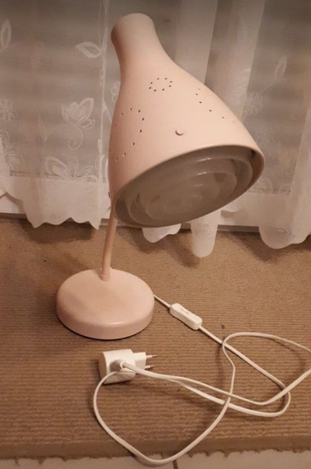 Lampe de bureau rose clair Décoration