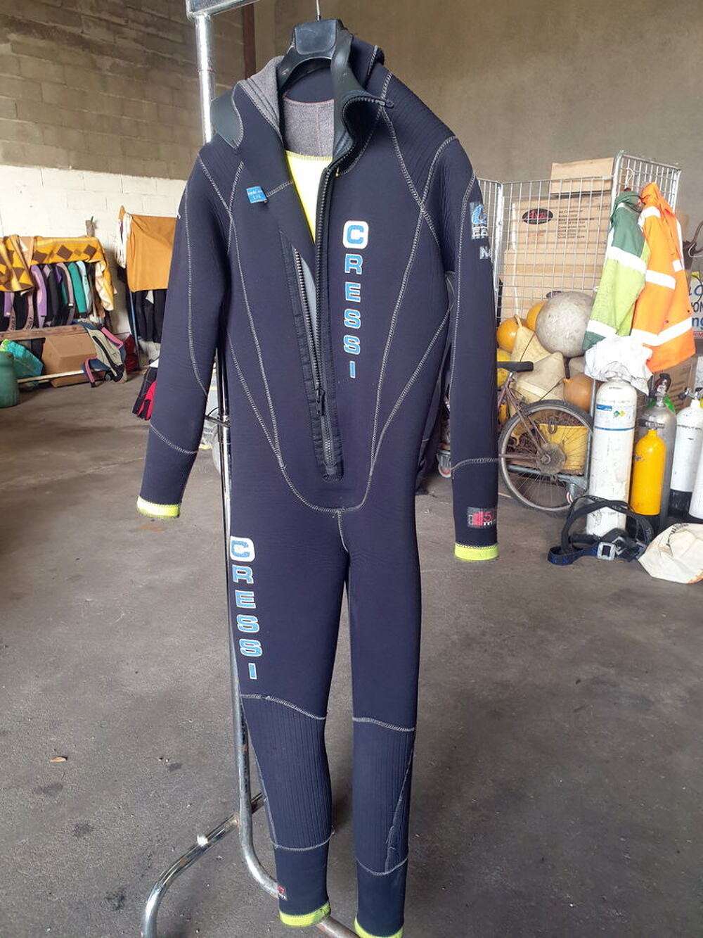 Combinaison CRESSI FACIL MAN T4 avec plastron Sports