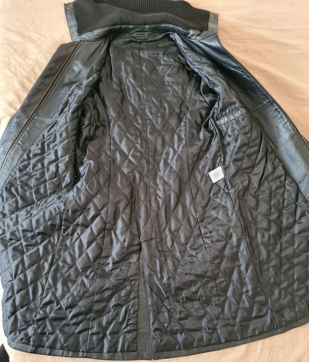 Manteau en cuir Vêtements