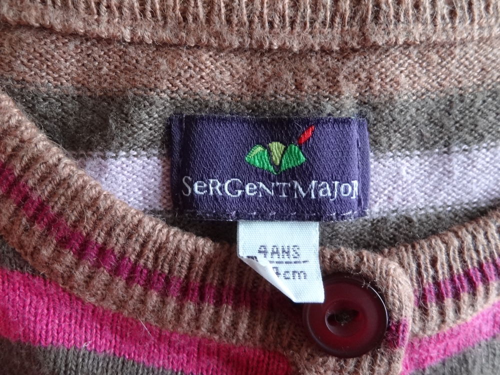 gilet fille 4ans "Sergent Major" Vêtements enfants