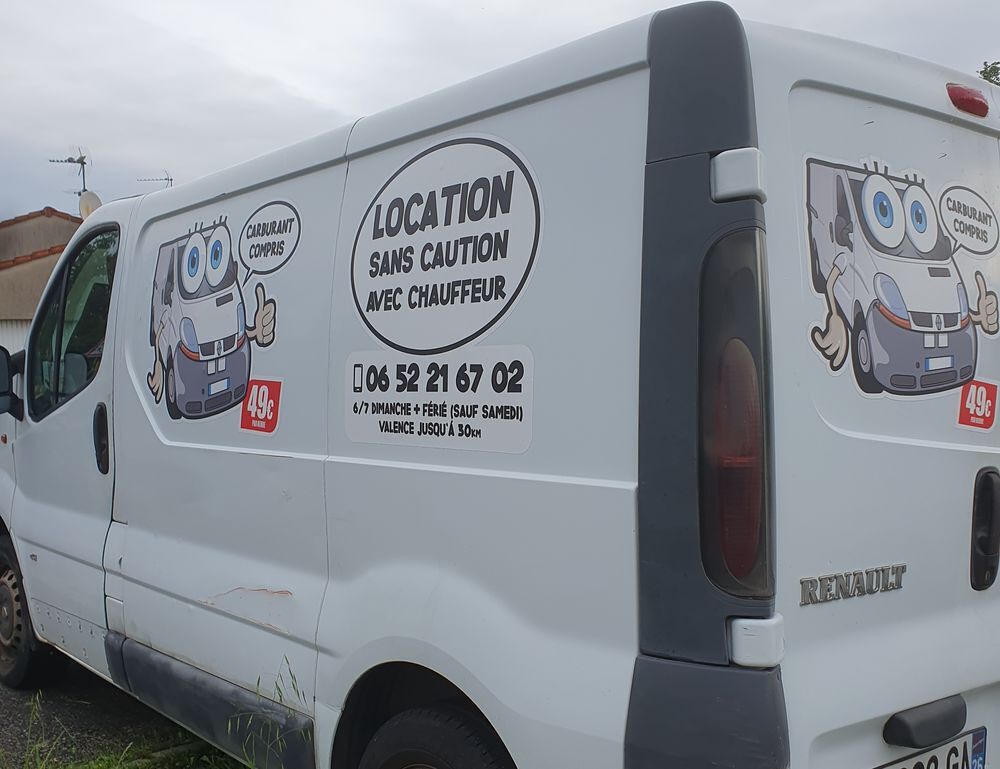   vhicule utilitaire pas chere avec chauffeur valence 26 