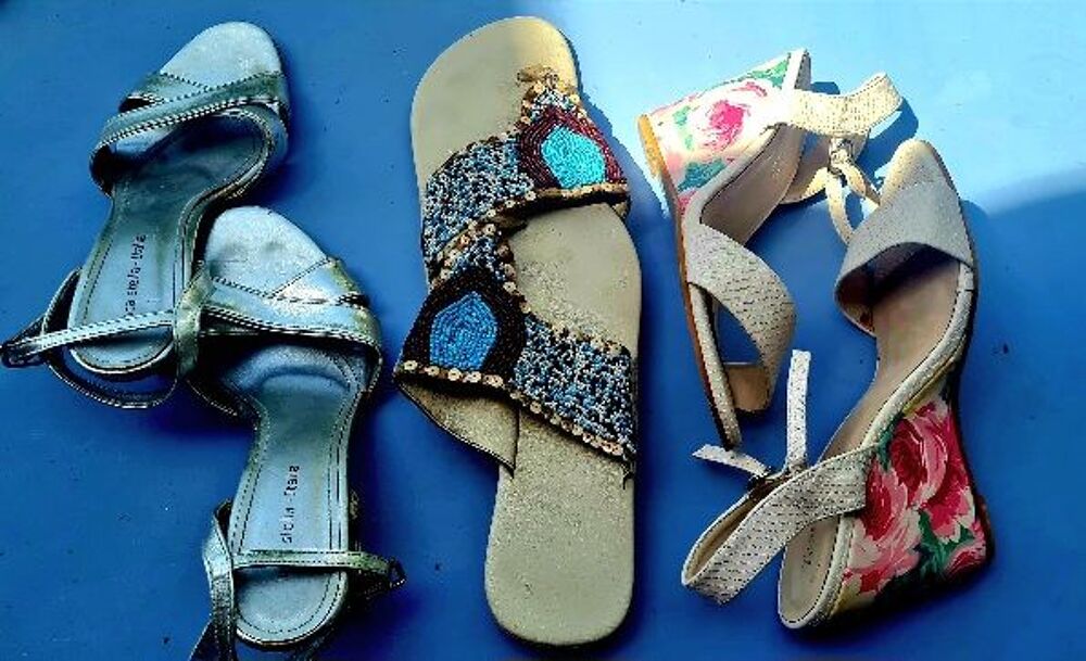 3 paires chaussures femme 38/39 Chaussures