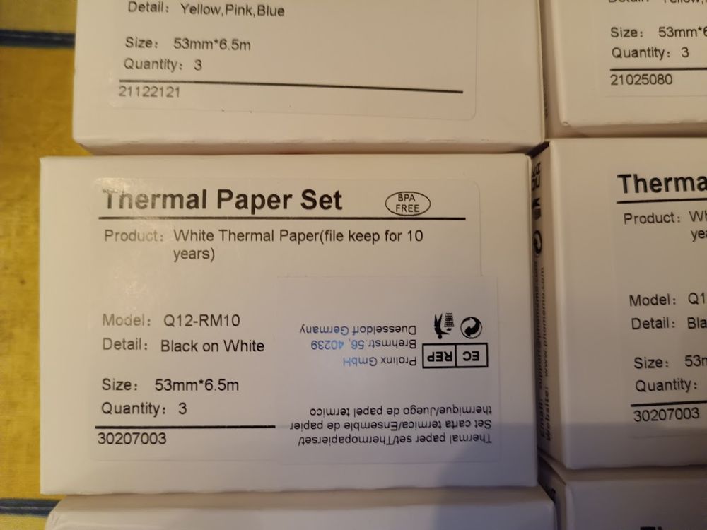 4x Mini imprimante PHOM&Eacute;MO T02 Matériel informatique