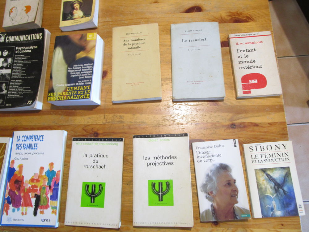 Belle Collection Freud, Lacan, M. Klein, Winnicott Décoration