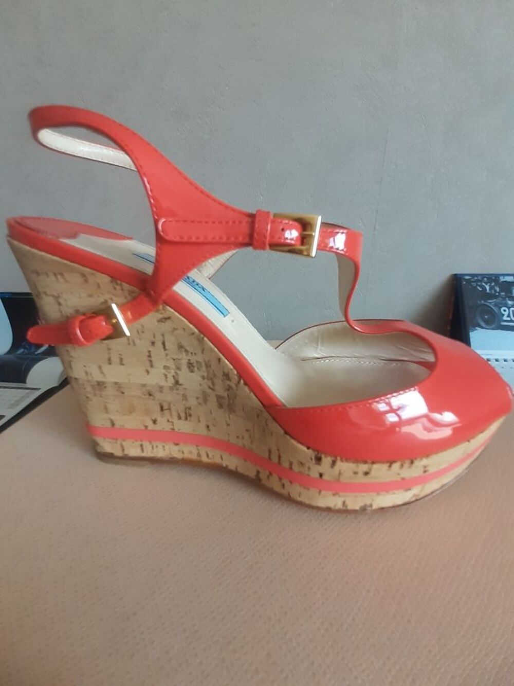 Chaussures Prada rouge pointure 36 Chaussures