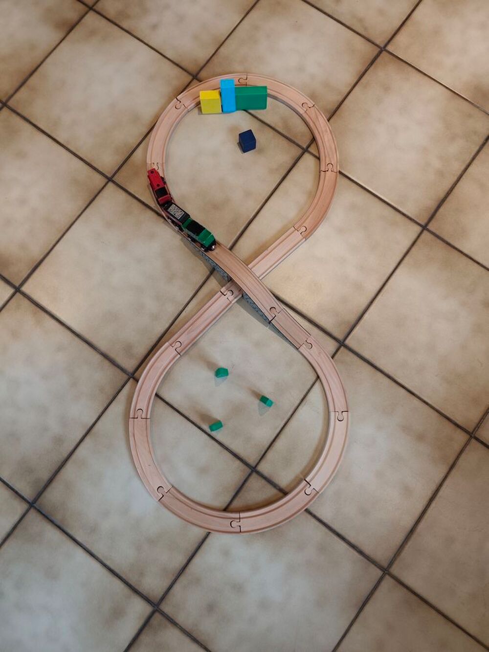 Circuit de train en bois Jeux / jouets