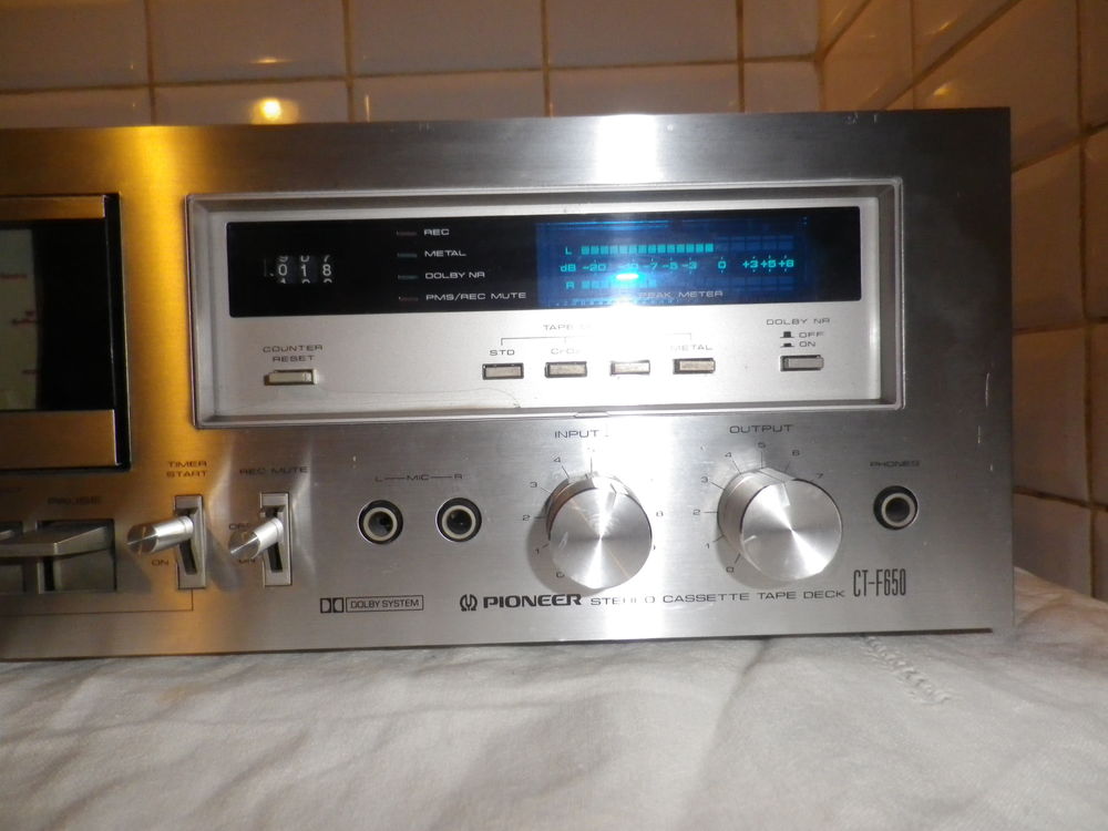 PLATINE CASSETTE PIONEER CT-F650 VINTAGE Audio et hifi