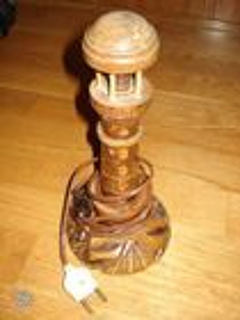 Lampe phare bois originale tr&egrave;s bon &eacute;tat de fonctionnement Décoration