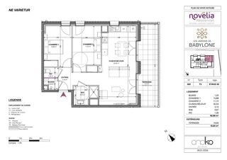  Appartement à vendre 3 pièces 64 m²