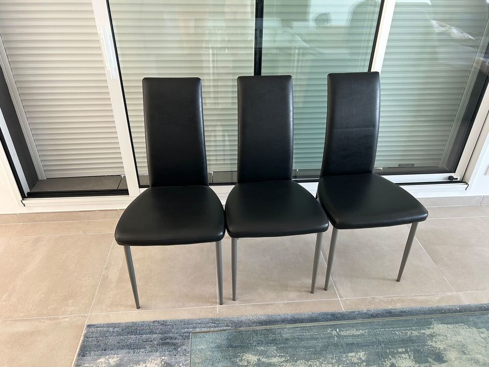 lot de 6 chaises en cuir Meubles
