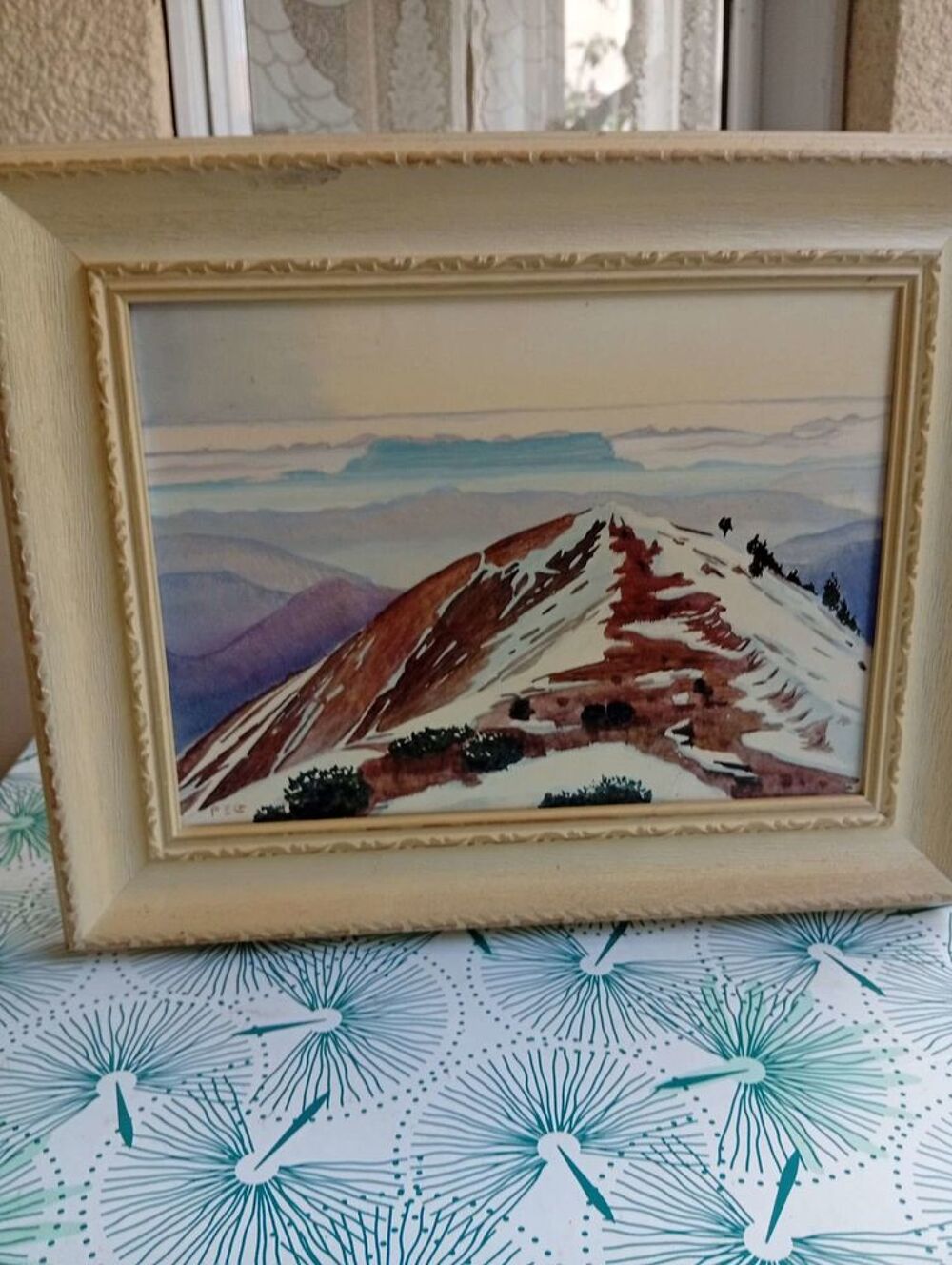Tableau / l'hiver en montagne Décoration