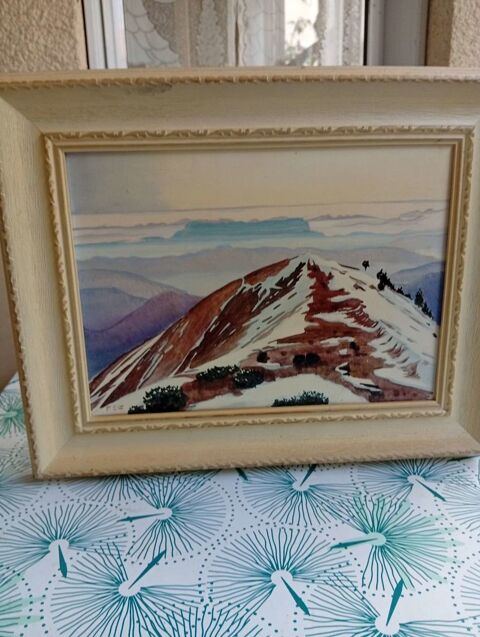 Tableau / l'hiver en montagne 70 Tarbes (65)