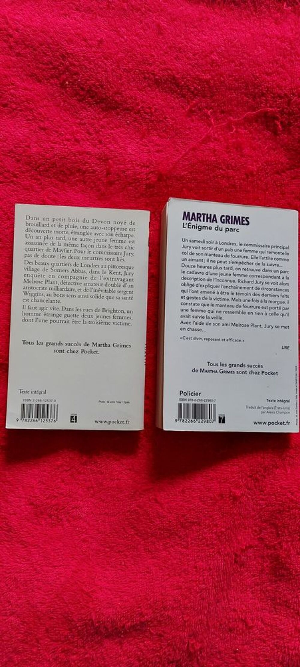 Ventes 2 romans policiers de Martha Grimes Livres et BD
