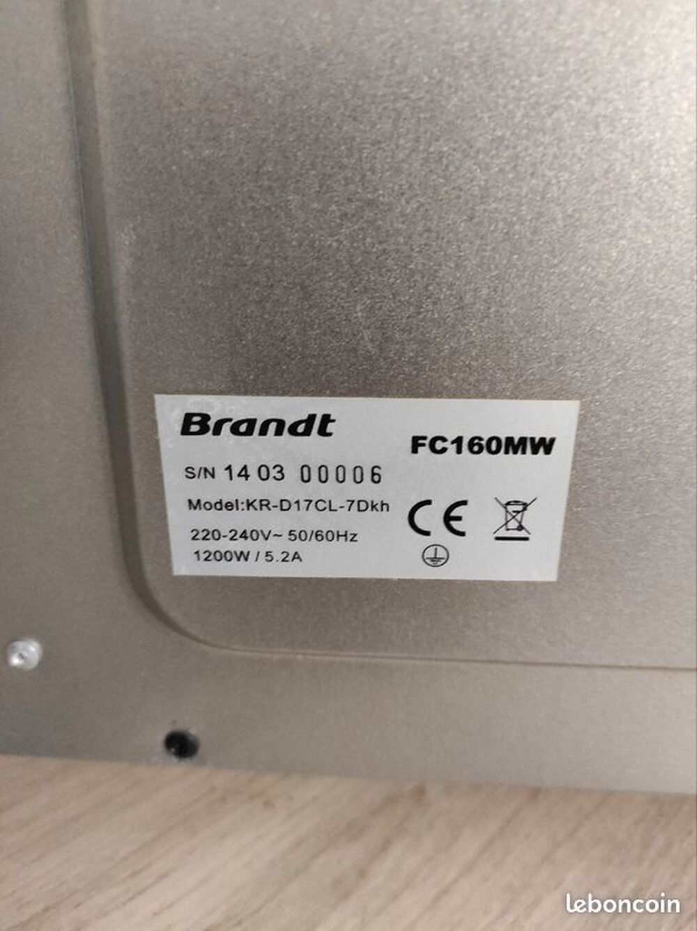 Mini four Brandt chaleur tournante 16 l Electroménager