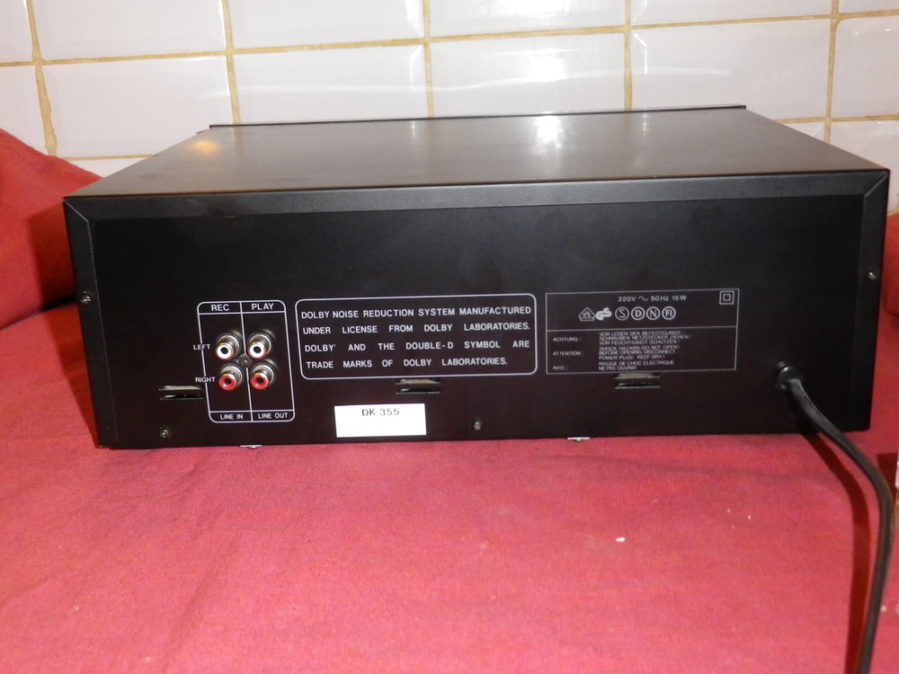 Platine Double Cassette THOMSON DECK DK 355 Audio et hifi