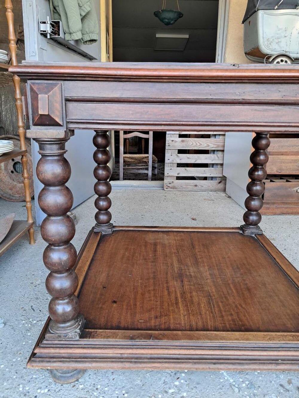 Table en noyer ancienne Meubles