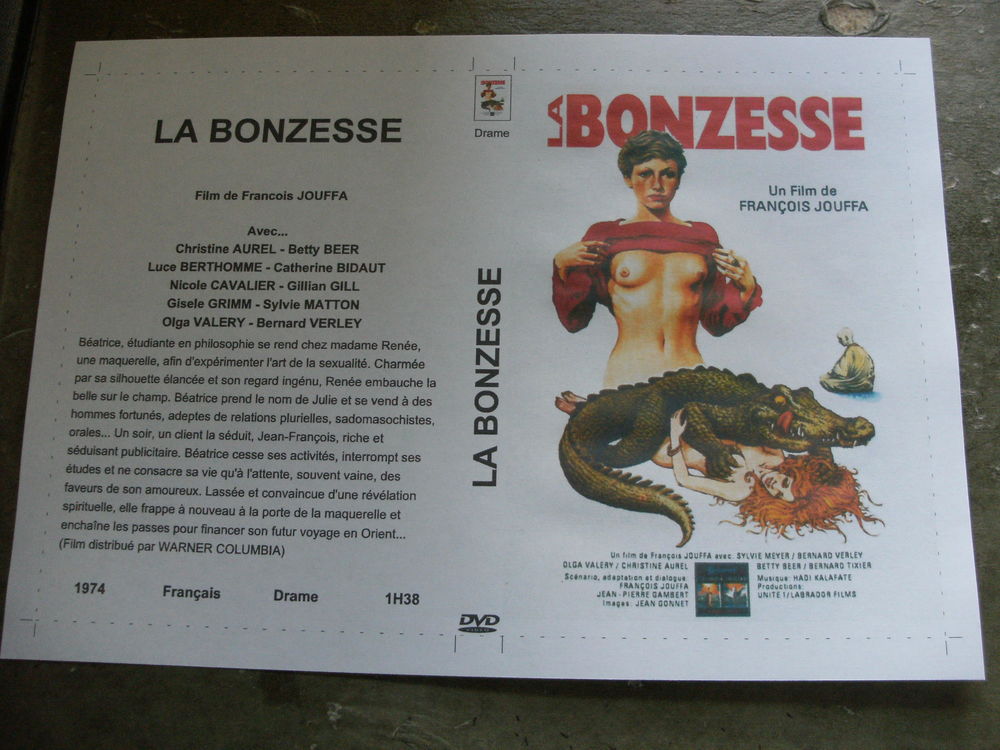 Film : " La bonzesse " DVD et blu-ray