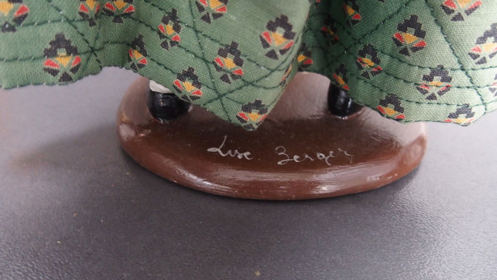 SANTONS DE PROVENCE LISE BERGER - FEMME CAF&Eacute; (32 cm) 