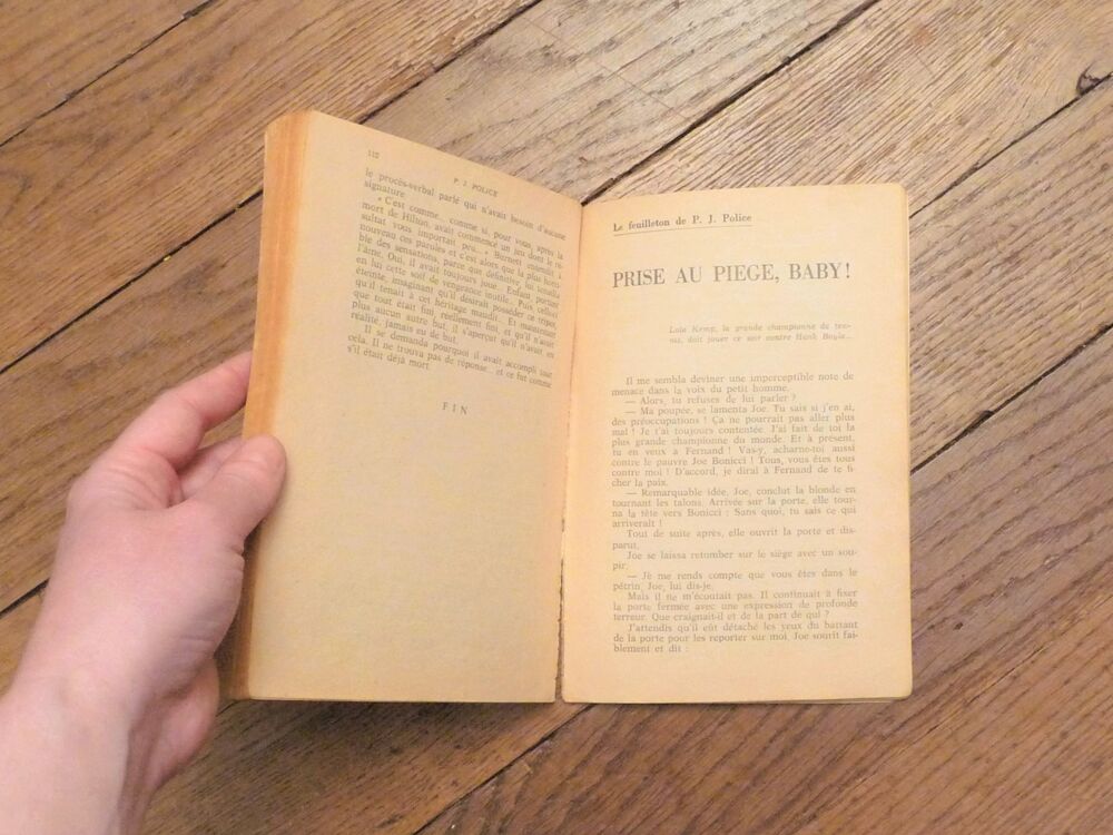 La Derni&egrave;re Carte- PJ Police n&deg; 2- 1&egrave;re ann&eacute;e 1961 Livres et BD