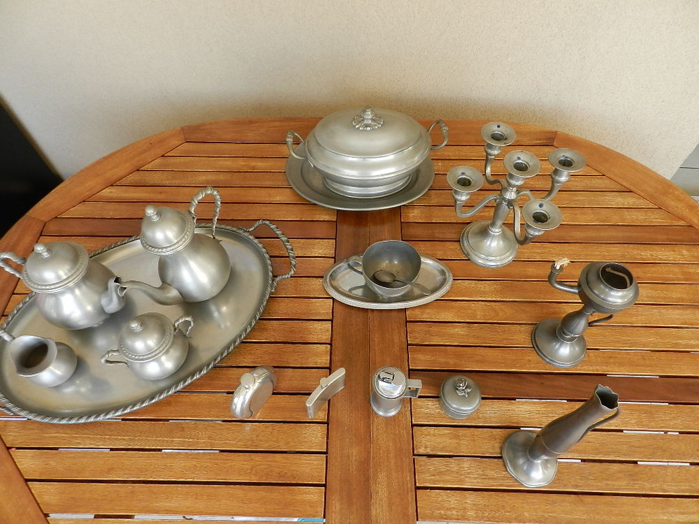 objet en &eacute;tain Décoration