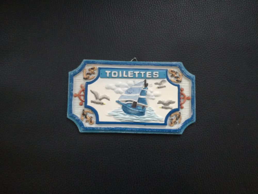 Plaque de porte WC Décoration