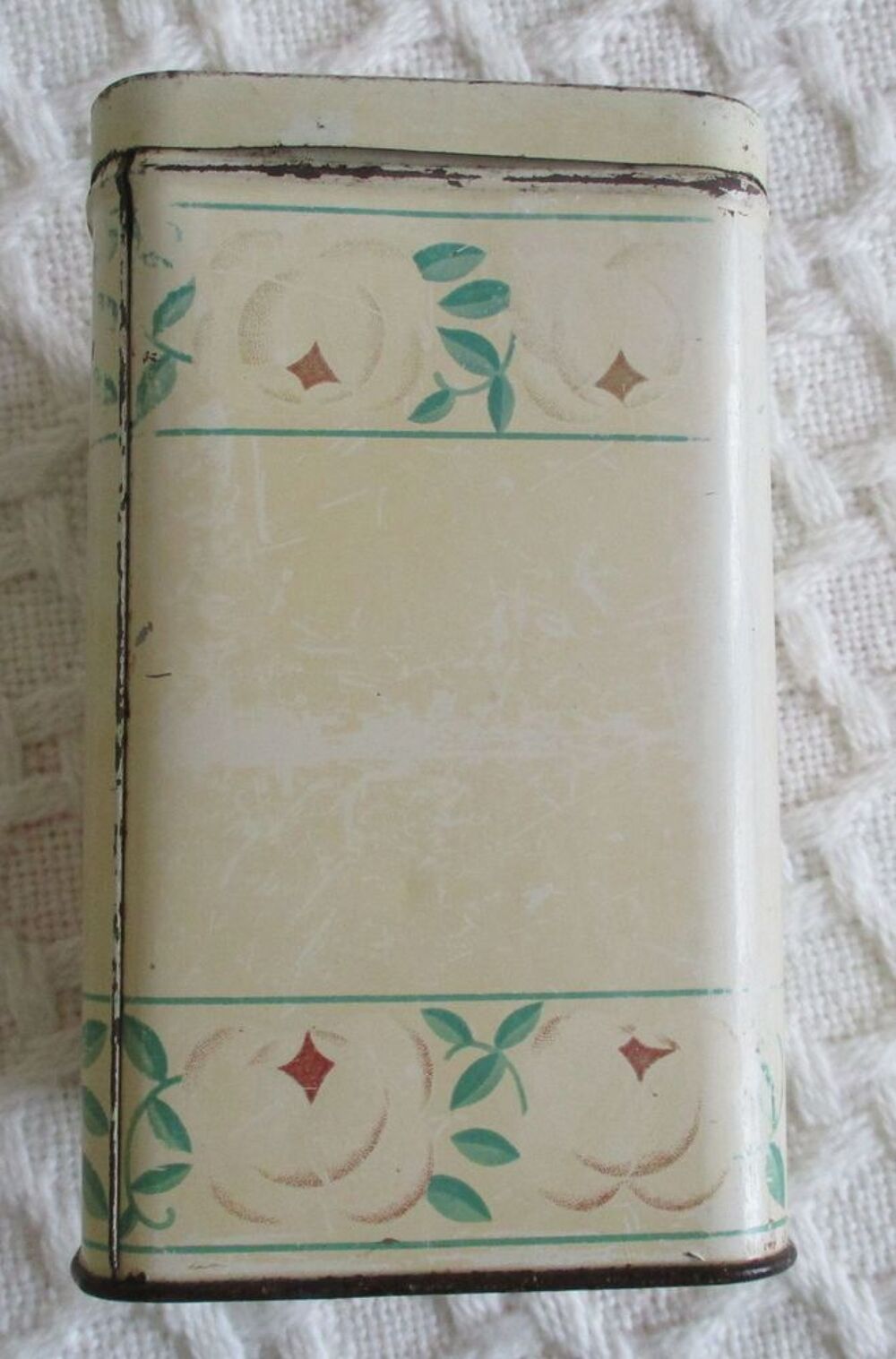 LOT 2 BOITES A SUCRE METAL ANCIENNES 