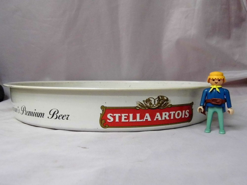 Plateau publicitaire STELLA ARTOIS caf&eacute; biere bistrot vintage 