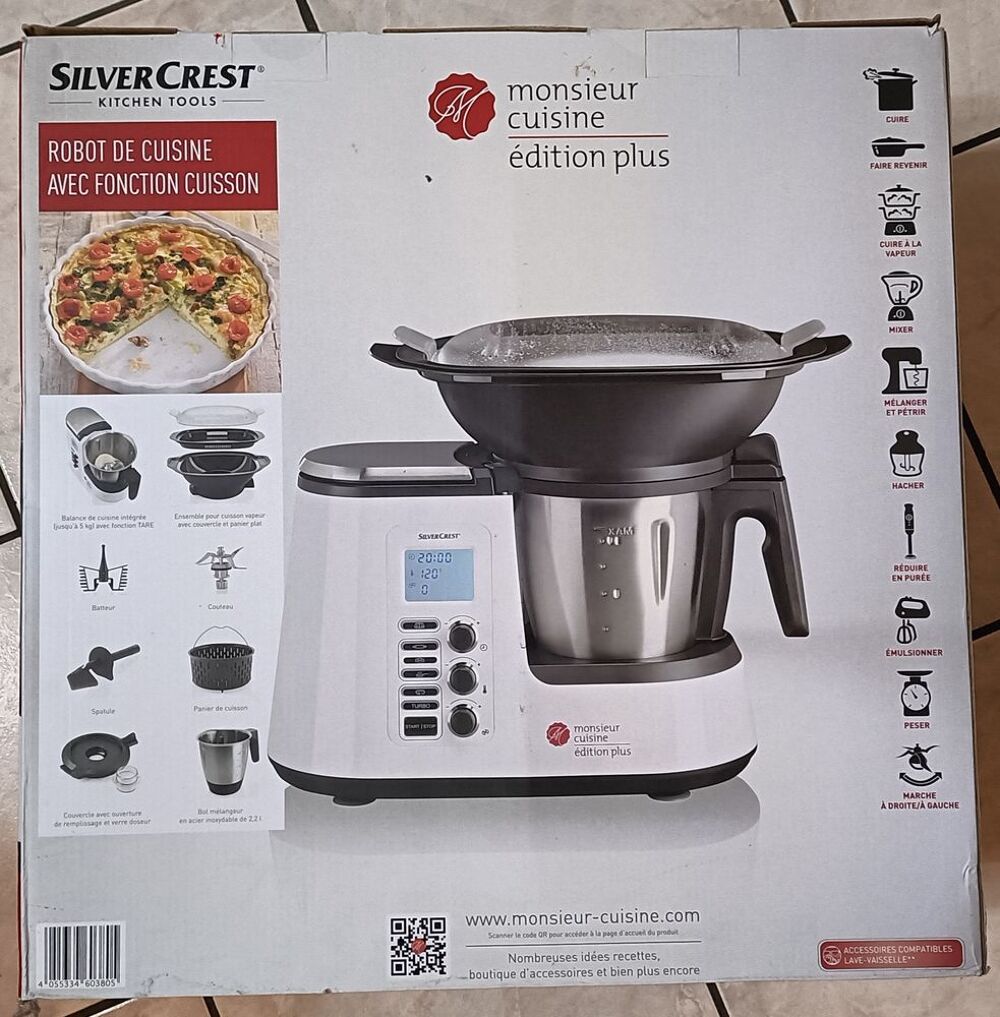 ROBOT CUISINE SILVERCREST Monsieur Cuisine &eacute;dition plus Electroménager