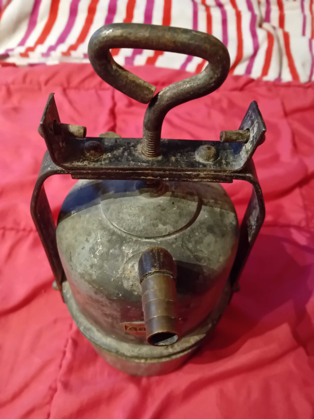 LAMPE DE MINEUR ANCIENNE ACETHYLENEf 