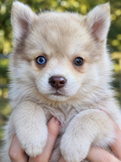   POMSKY CRÈME F2a : Modèle unique. ELLE A LES YEUX REVOLVER 