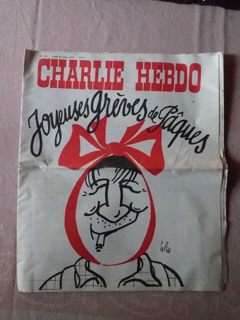 JOURNAL CHARLIE HEBDO N 175 ANNEE 1974 3 Chaumont (52)