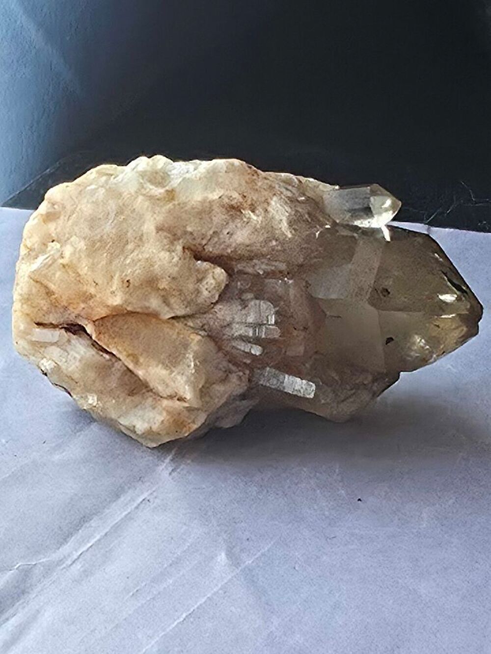 Citrine Naturelle Brute Kolwezi Congo 135g-Sp&eacute;cimen de Collection 