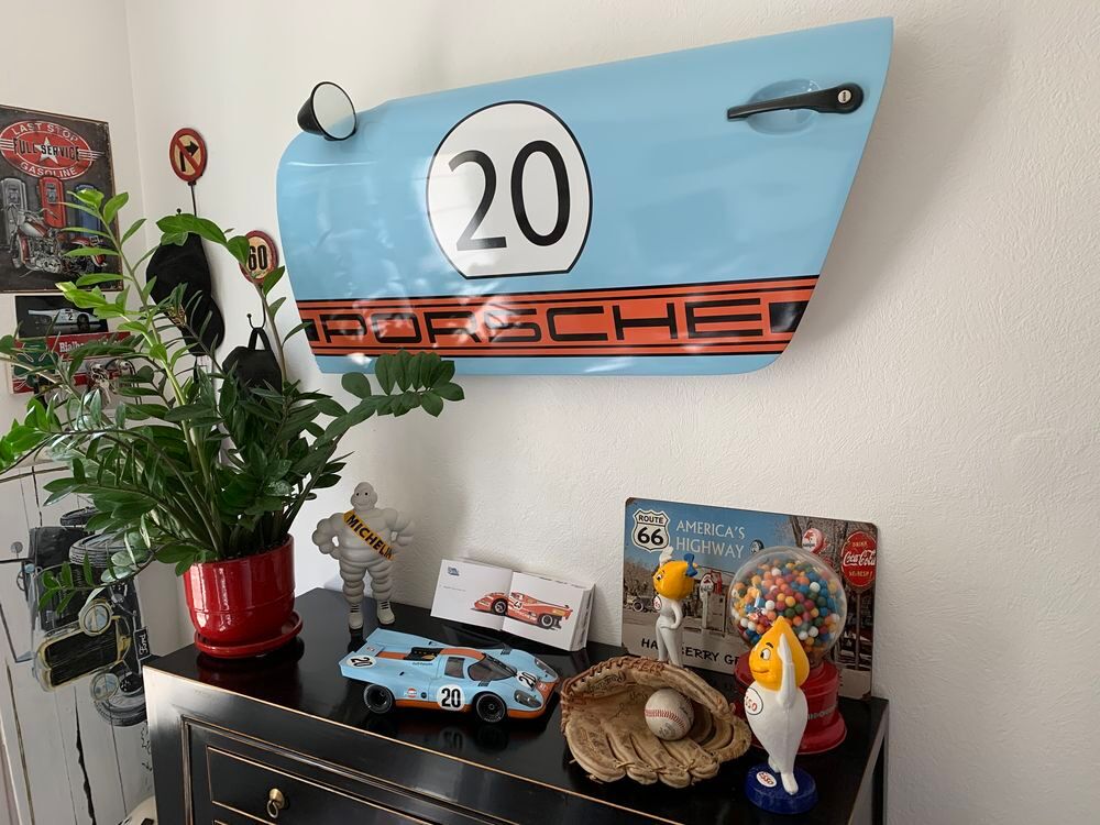 PORTES PORSCHE GULF MARTINI ROTHMANS... Décoration