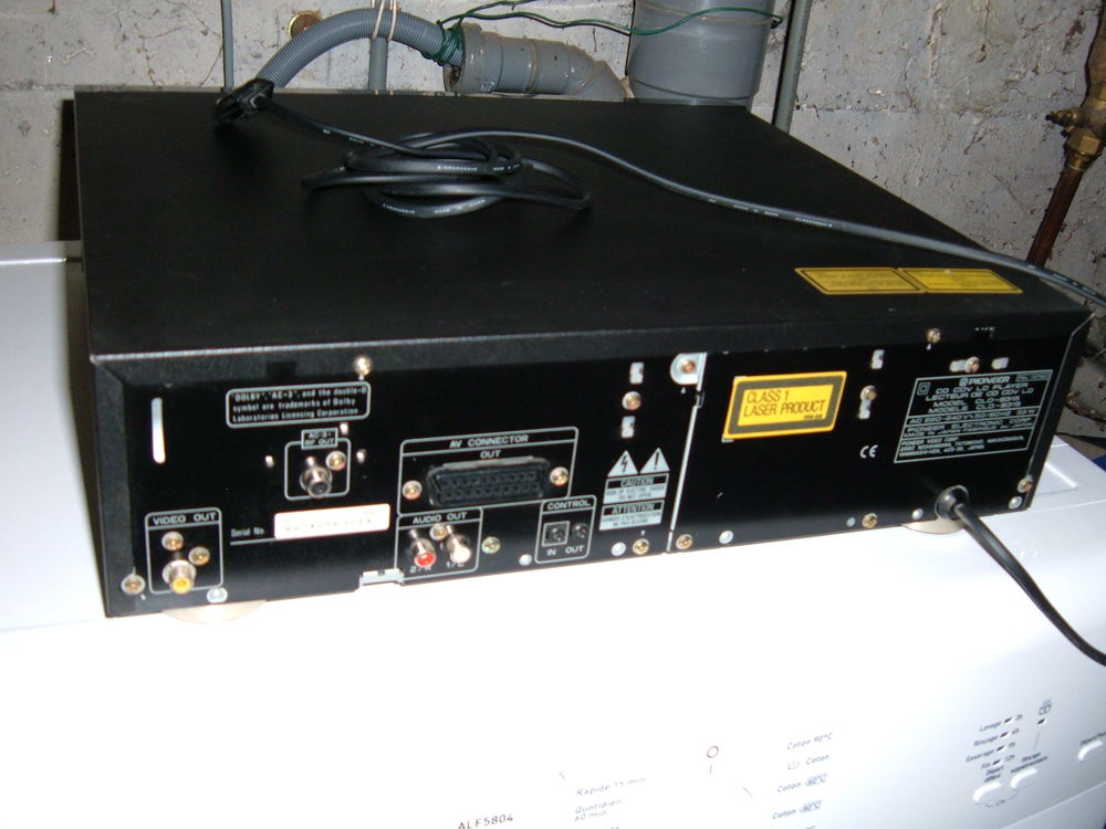 LECTEUR de Laser Disc VIDEO Audio et hifi