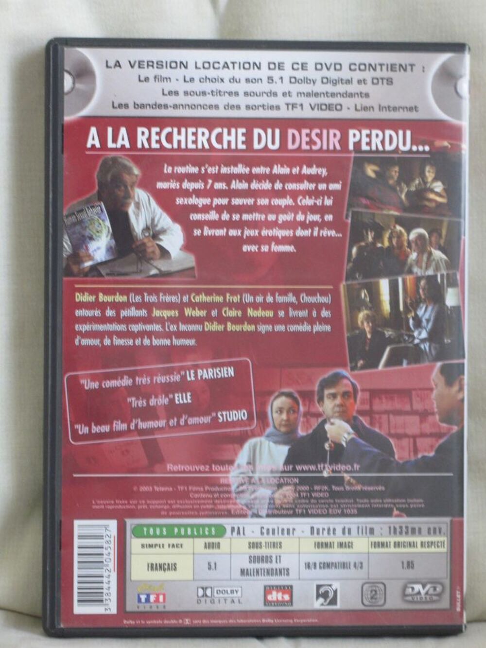 7 ans de mariage DVD et blu-ray