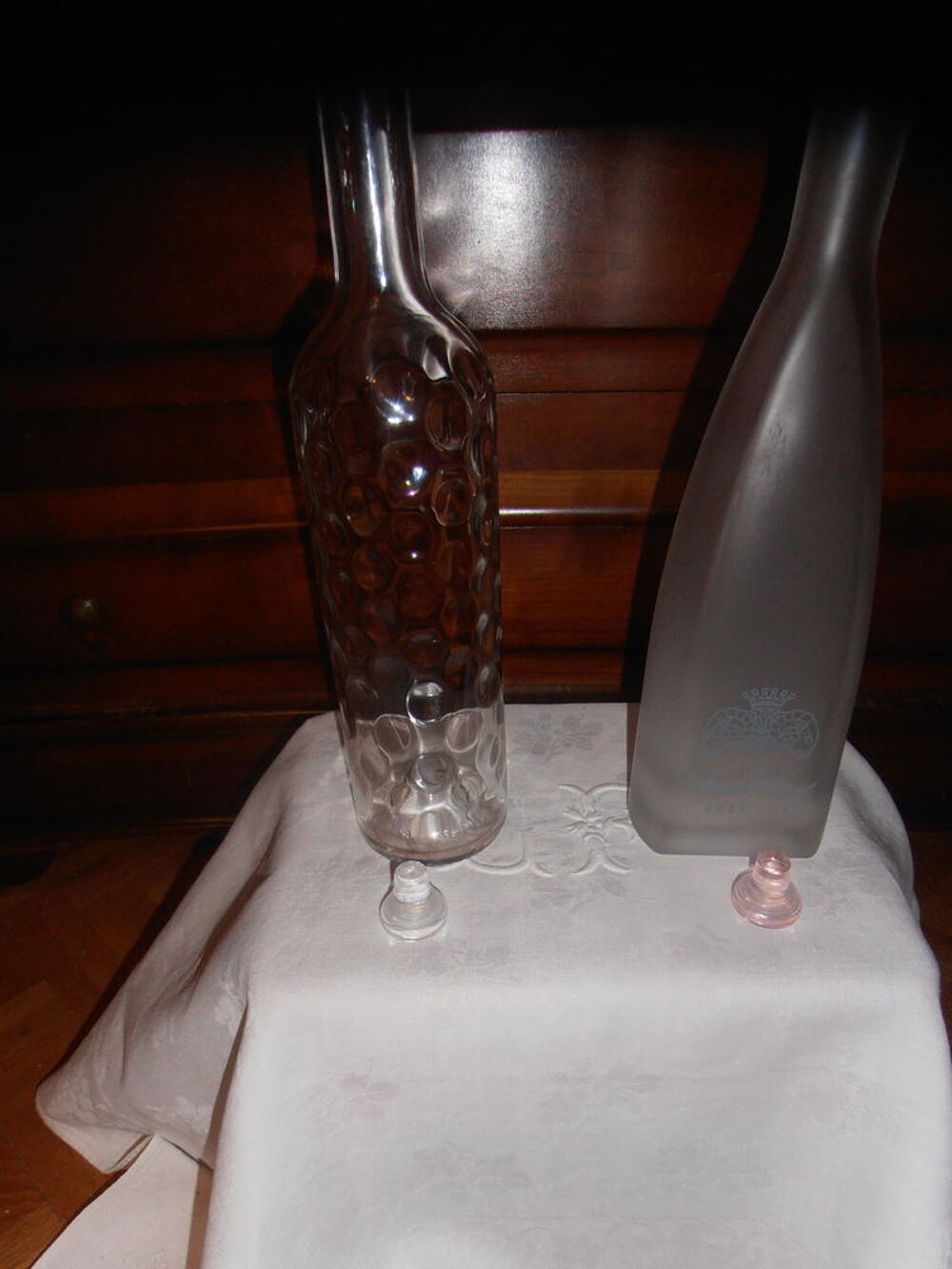 Lot de 2 bouteilles en verre (43) Cuisine