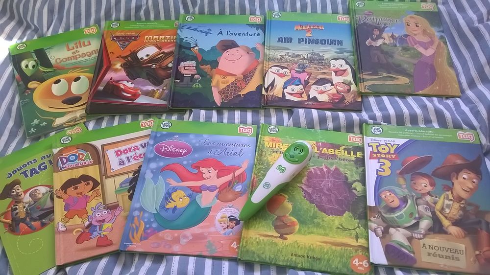 Leap frog Tag Stylo + Carte Monde Interactive + 12 livres Jeux / jouets